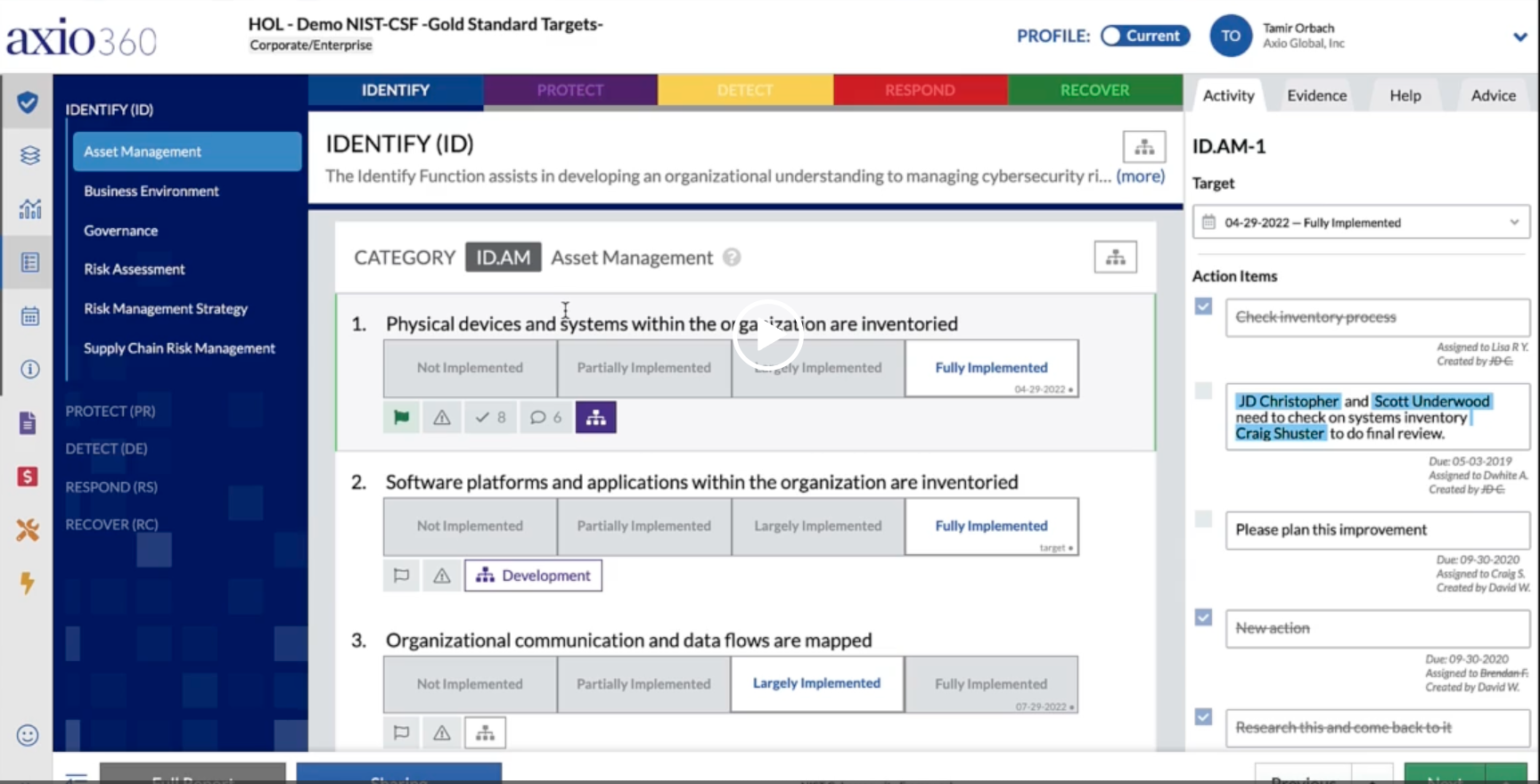How to Navigate Through Sections of an Assessment – Axio