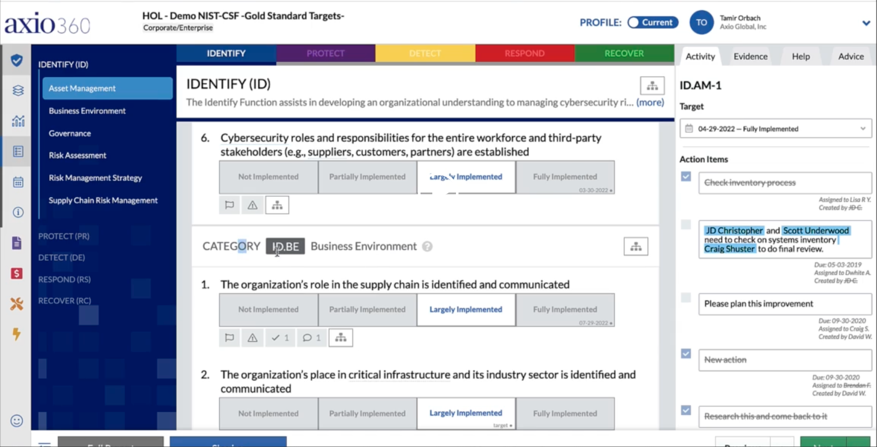 How to Navigate Through Sections of an Assessment – Axio