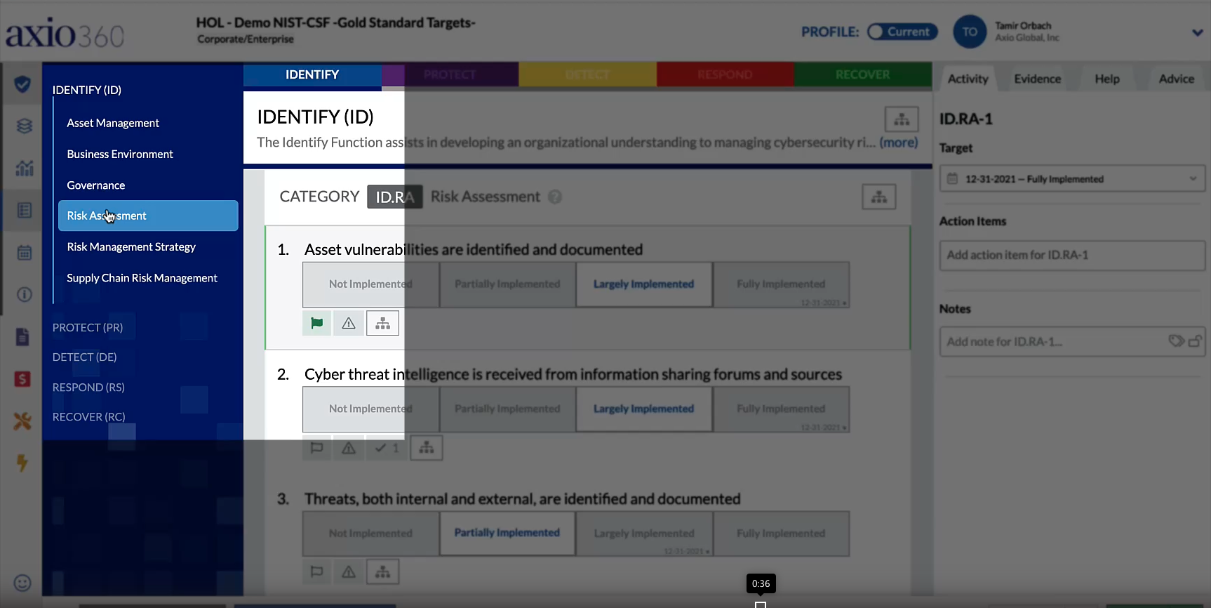 How to Navigate Through Sections of an Assessment – Axio