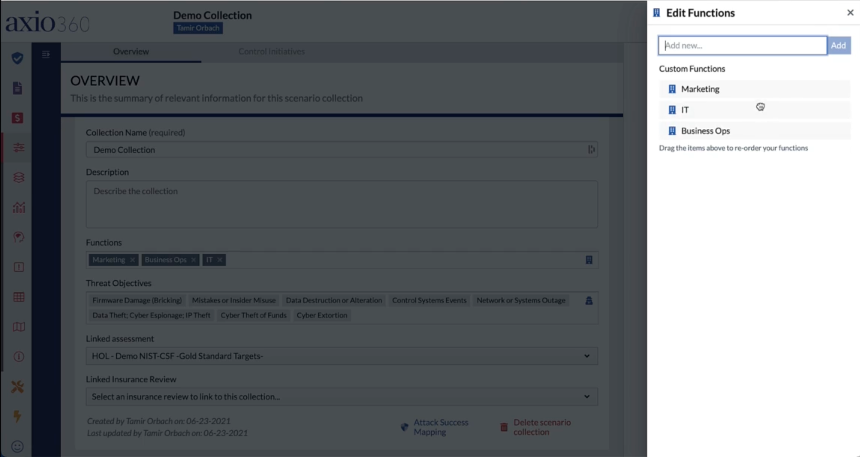 How to Create New Functions aka Business Units – Axio